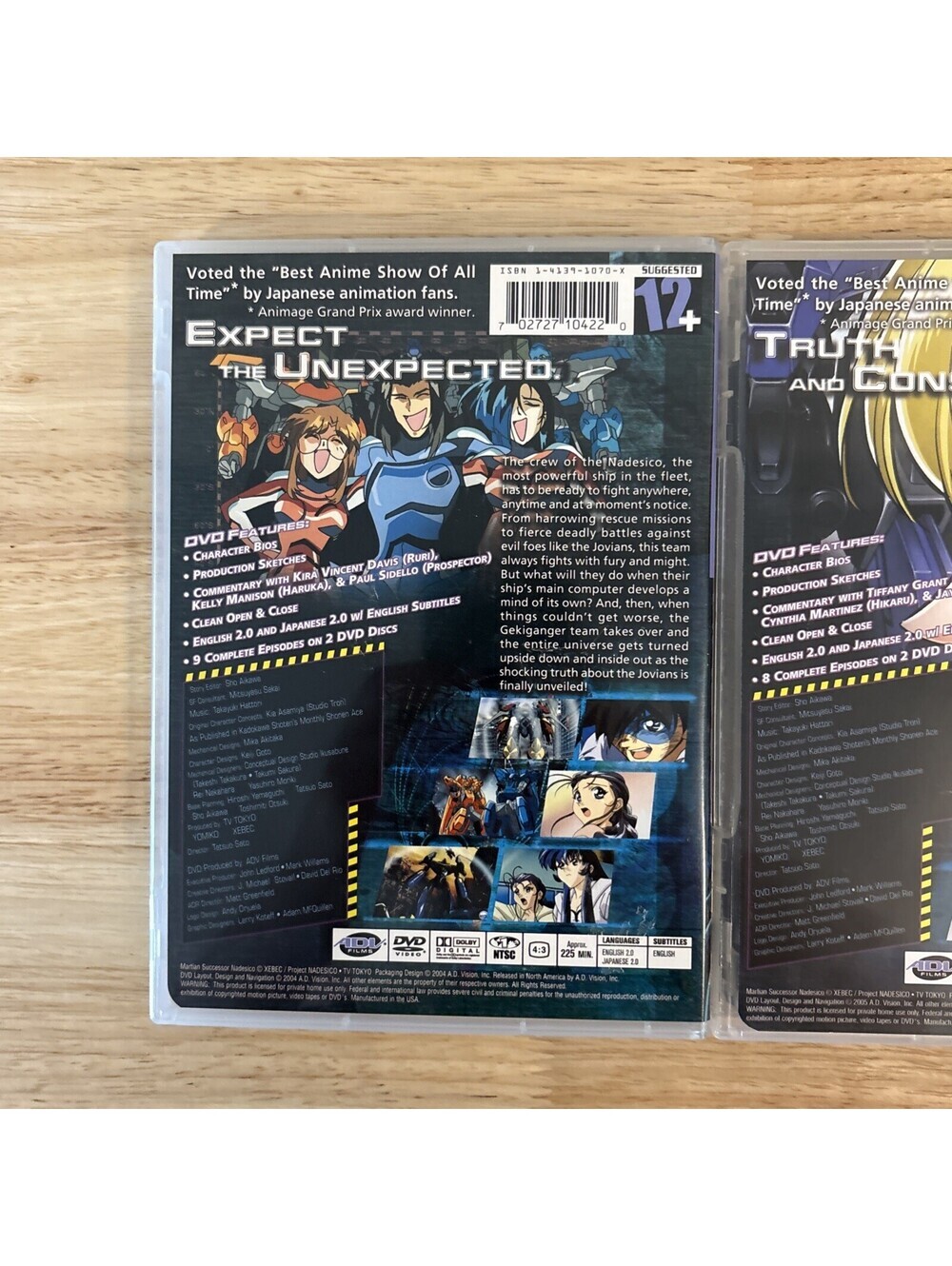 Martian Successor Nadesico Complete Collection DVD ADV Region 1, Vol 1-3 - Picture 6 of 9